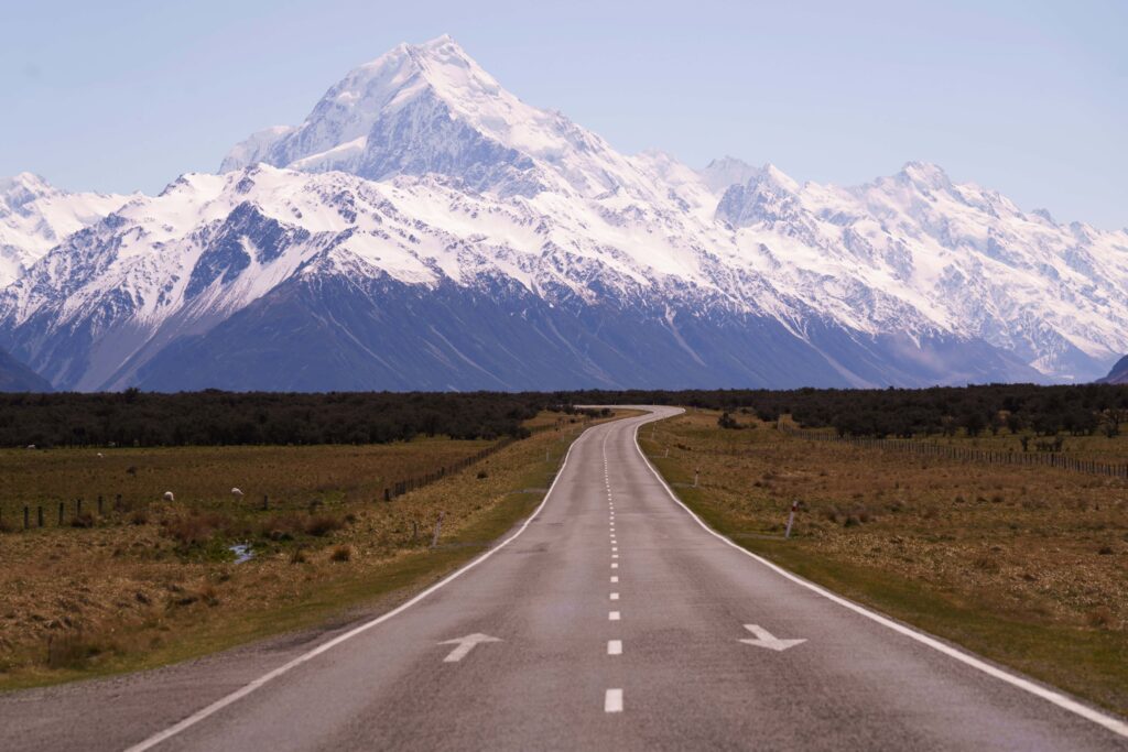 Road to Mount Cook