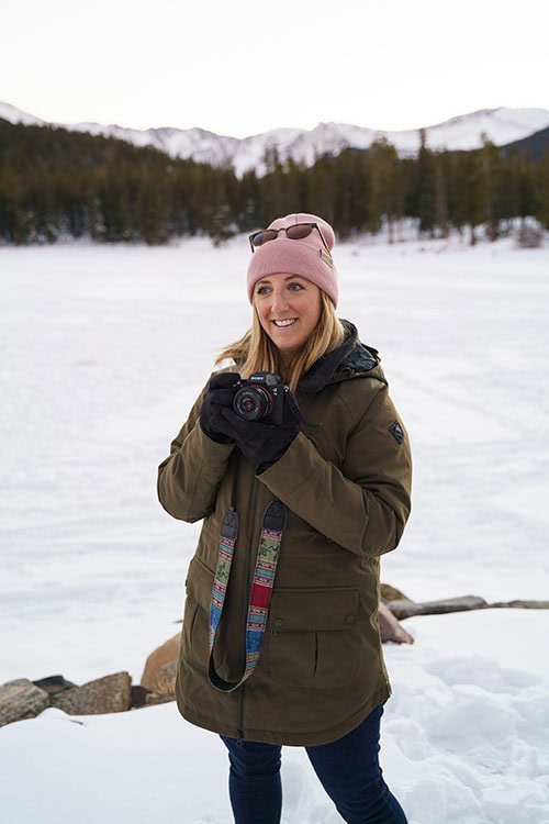 kara on snow
